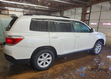 2012 Toyota Highlander Base z USA, uszkodzony, nr VIN 5TDZA3EH2CS026685